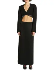 [Sass & Bide] Kyoto Cropped Blazer in Black
