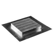 12 in. x 12 in. Square Brandguard Galvanized Steel Fire/Ember Resistant Retrofit