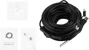 XTevu USB Endoscope, 5.5mm Inspection Camera with 720P Waterproof Probe and 20M Cable for Pipe Scope and Automotive Borescope