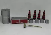 Snap-On Diorama Misc. Lot of 11 Pieces Plastic New Broom Box Crates Barrel