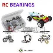 RCScrewZ Rubber Shielded Bearing Kit kyo154r for Kyosho Ultima RT6 Stadium 30069