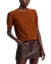 Frame The Cashmere Pointelle Cardigan