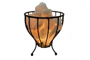 Crystal Wonderland Smoky Quatz Crystal Cage Natural Lamp