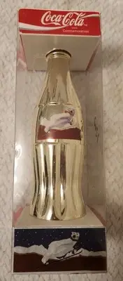 New 1994 Coca-Cola Gold Commemorative Bottle 8 oz