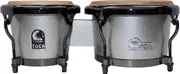 Toca Signature Series 7 & 9" Eric Velez Wooden Bongos in Gun Metal Glitter