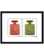 Fairchild Paris Chanel Design Bottles Wall Art