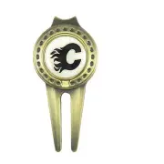 Calgary Flames Golfers Divot Tool with Golf Ball Marker