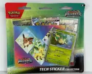 Pokémon TCG Prismatic Evolutions Tech Sticker Collection Leafeon