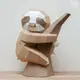 問創設計 DIY手作3D紙模型 禮物 擺飾 壁飾 掛飾 小動物系列 - 懶懶的樹懶