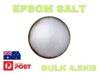 EPSOM SALT MAGNESIUM SULPHATE 4.5KG BULK BATH SALTS PREMIUM GRADE SKIN