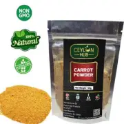 Carrot Powder Beta-Carotene Vitamins and Minerals Organic Powder Boost Immune