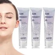 Cooling & Lubrication Gel Combination with Hair Removal and Beauty Facial Machine or Microcurrent face for Women Men in Face or Body (3 Bottles)