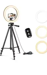 Sensyne Professional Tripod NEW (10") for Selfie/Video Light+Remote