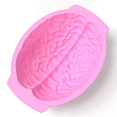 Brain Christmas Halloween Mold Party Cake Decorating Mould DIY Resin Clay