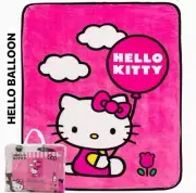 NEW HELLO KITTY BABY TODDLER RASCHEL SOFT PLUSH BLANKET 40" x 50" SANRIO