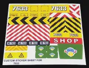 Custom Decal for 7633 Replacement Sticker for 7633