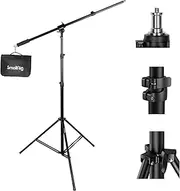 [SMALLRIG] Aluminum Light Stand 110"/9.2ft/280cm, Adjustable Photography Air-Cushioned Tripod Stand with 1/4" Thread for Softbox, Studio Light, Flash, Umbrella, Ring Light, Max Load 5kg, RA-S280A - 3737