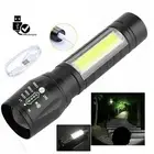 Useful Flashlight Small Work Lights COB Equipment Hiking LED Tool Torch
