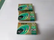 FUJI PRO VHS-C (TC-30) CAMCORDER TAPE - NEW LOT OF 3