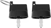 2PCS Generator Ignition Switch Key Compatible with Kipor OE JK427 30.4x34.7mm Generator Starter Key Generator Start Switch Key
