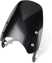 Spoilers Fairing, for Triumph, for Bonneville, for T100 T120 T 100, for Thruxton, for 900 Motorcycle Fairing Windshield Wind Screen Windscreen Front Spoiler motorcycle windshield extension(Carb
