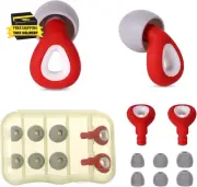 Ear Plugs for Sleeping Noise Canceling, Soft Noise Reduction Earplugs with Stora