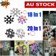18/20-in-1 stainless steel snowflakes multi-tool AUS HG