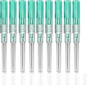 TONBAO Piercing Needles, 50 Pieces 18 Gauge Ear Nose Piercing Needles, for Disposable Piercing Set, Body Piercing Tool, 16G, Plastic, No Gemstone