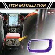 Rear Air Vent Armrestbox AC Outlet Panel Cover for Jeep Wrangler JL JLU Purple