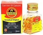 12 X 100 Original Seven Seas Cod Liver Oil 1200 Capsules
