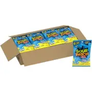 Sour Patch Kids Blue Raspberry, Soft & Chewy Candy, 8 Ounce Bags (Pack of 12)