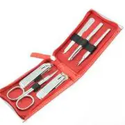 [Three seven] Three-seven Red Manicure Set - 6 Tools