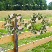 Fake Rose Blossom Vine Garland Artificial Flowers Wreath Plants Wedding beoDB