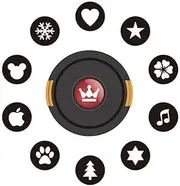 10 in 1 Bokeh Effects Lens Cap Filter Bokeh Master Lens Cap kit for Artistic Romantic Creative Night Photography Camera Lenses(77mm)