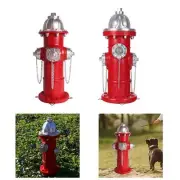 Fire Hydrant for Dogs to Pee on Resin Sculpture Hydrant Statue Portable Red