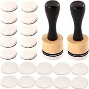BATHVEVE 1Set Sponge Brush Tool for DIY Craft Projects Flat Painting Sponges for Oil Watercolor Gouache Art Crafts for Young Artists