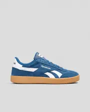 [Reebok] Reebok Women's Smash Edge Shoes in Batik Blue/White/Gum Size 09 09 Batik Blue/White/Gum