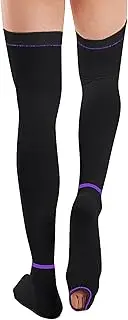 T.E.D. Anti Embolism Compression Stockings Thigh High Knee High for Women Men, 15-20 mmHg Compression TED Hose.