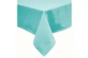 Cotton Blend Table Cloth Ligth Turquoise by Hoydu