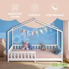 Bed Frame Single Toddler Mattress Base Floor Platform Foundation House Pine Wood
