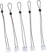 CATIEBYE 1Set Adjustable Bib Holder Clips for Adults Flexible Napkin Clip Holders Blue Purple Black Dark Red Brown Easy to Use Keeps Clothes Clean