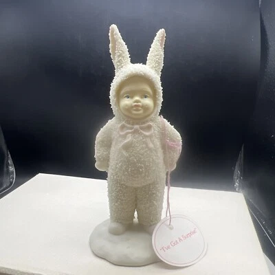 Vtg. Dept 56 Springtime Stories Of The Snowbunnies “I’ve Got A Surprise