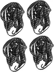 STOBAZA 4Pcs Durable Bike Bungee Cords Elastic Luggage Straps for Motorcycle Bicycle Versatile Tie Down for Secure Transport of Gear and Belongings
