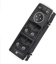 Driver Side Power Window Switch Master Control Button Compatible with Mercedes Benz C230 C250 C280 C300 C350 C63 E500 E63 AMG E350 E550 GLK350 2008-2012, Replaces OEM A2049055302