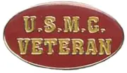 Pack of 12 U.S.M.C. Veteran Red Bike Motorcycle Hat Cap Lapel Pin HP4948