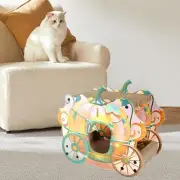 Cat Scratch Post Two Layer Portable Modern Hideout for Kitten Indoor Cats