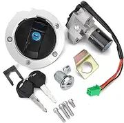 Ignition Key Switches for Suzuki GW250 for Inazuma 2014-2017 GSXR250 2013-2017 GSXR GW 250 Fuel Gas Cap Ignition Switch Seat Lock Ignition Barrel Key Switch
