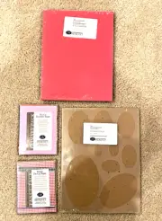 LARGE Lot CREATIVE MEMORIES Photo Mounting Paper Die Cut Shapes Ovals Circles