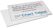 Pacon : Chart Tablets w/Manuscript Cover, Ruled, 24 x 16, White, 25 Sheets/Pad -:- Sold as 2 Packs of - 1 - / - Total of 2 Each