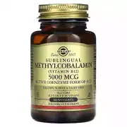 2 X Solgar, Sublingual Methylcobalamin (Vitamin B12), 5,000 mcg, 60 Nuggets
